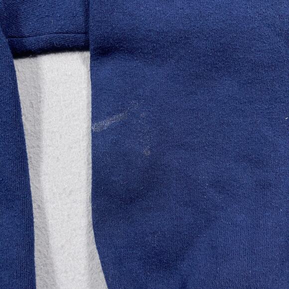 Vintage Sweatshirt Adult‎ XL Blue Nautical Embroidered Pullover USA Made 80s - Picture 7 of 10